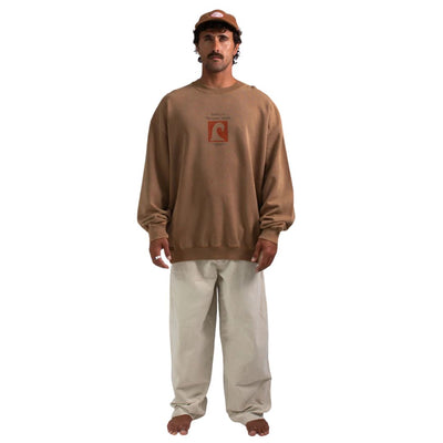 Latitud Fuego Essentials Crew Neck Sweater - Brown