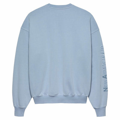 New Amsterdam Logo Crew Neck - Tonal / Skyway