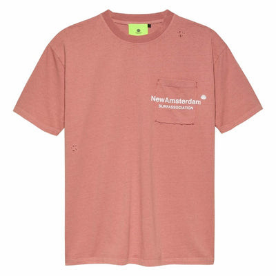 New Amsterdam Throw Pocket T-Shirt - Cameo Brown