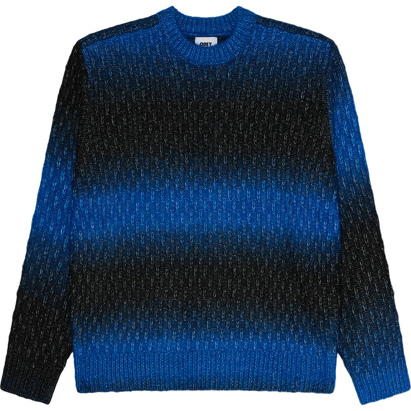 Obey Haze Gradient Sweater - Blue Multi - front