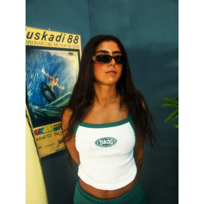 Pukas Womens Happy Tank - Off White