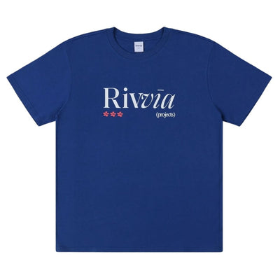 Rivvia Projects Floral Reason T-Shirt - Deep Blue