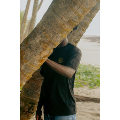 Surf Côte d’Ivoire Dollar SPF50+ T-Shirt - Black