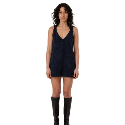 Thrills Blends Jacquard Kai Dress - Indigo Overdye