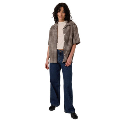 Thrills Hazed Adrianna Shirt - Coffee