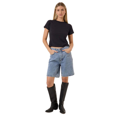 Thrills Reagan Slouch Short - Vintage Stone Blue
