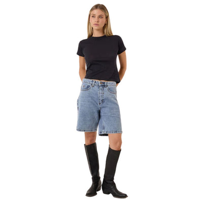 Thrills Reagan Slouch Short - Vintage Stone Blue
