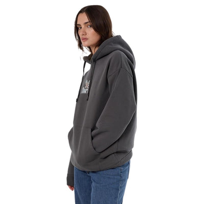Thrills Strength And Glory Slouch Hoodie - Merch Black