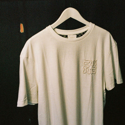 Wasted Talent Bastia Box Fit T-Shirt - Off White