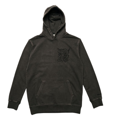 Wasted Talent Bellavista Hoodie - Washed Black