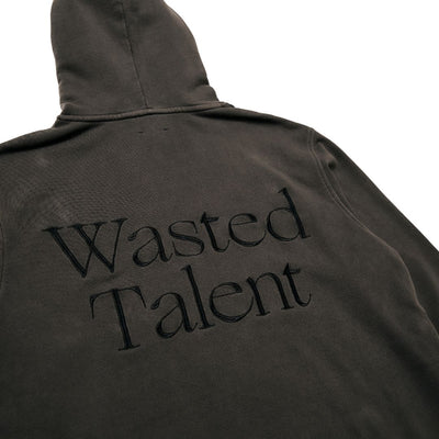 Wasted Talent Bellavista Hoodie - Washed Black
