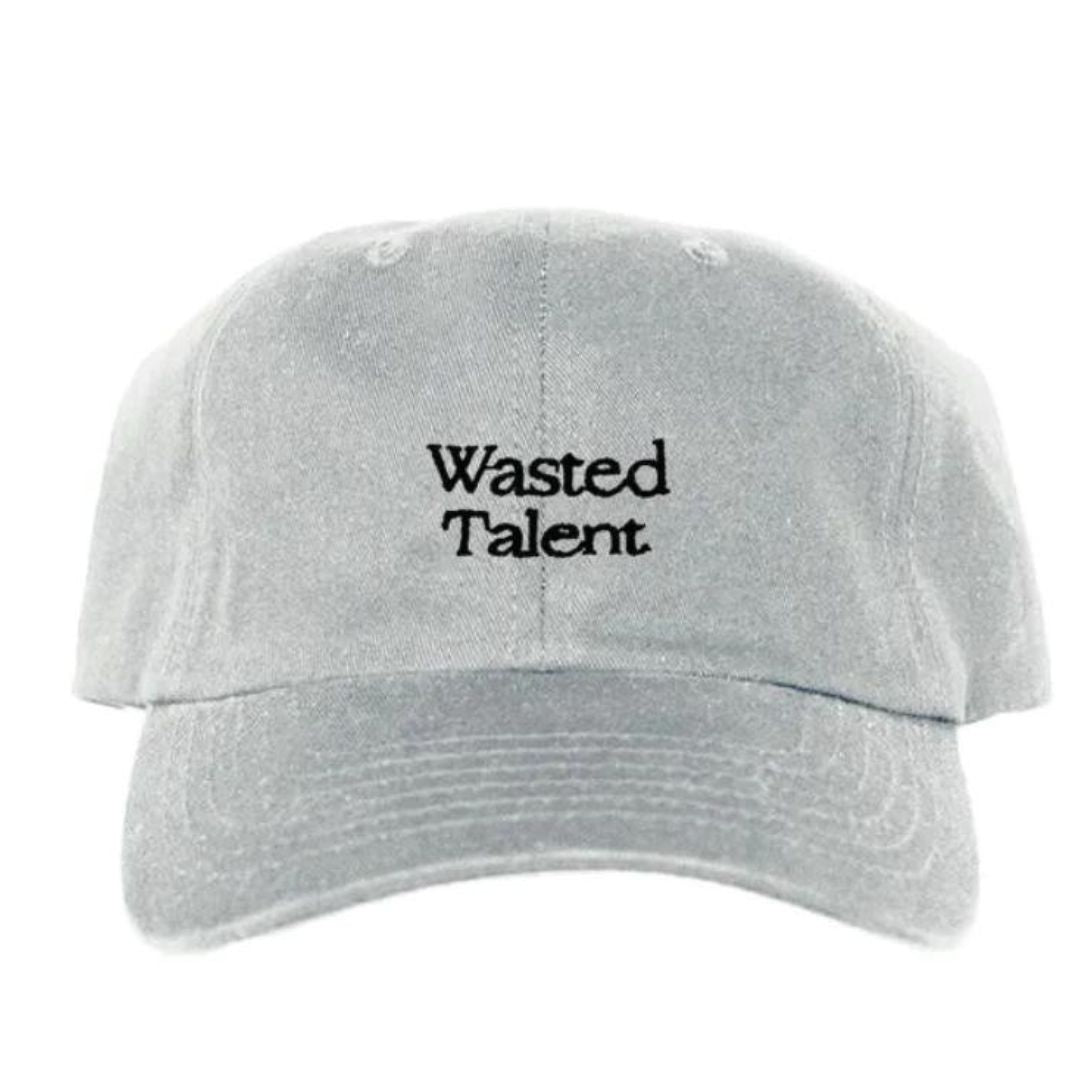 Wasted Talent Dad Hat - Light Grey