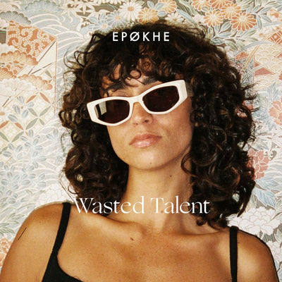 Wasted Talent X Epøkhe Guilty Sunglasses - Ivory Polished / Bronze