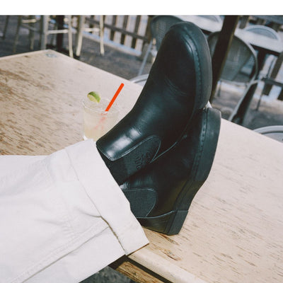 Wasted Talent | Globe Dover Shoes Ophidian Collection - Black / Snake