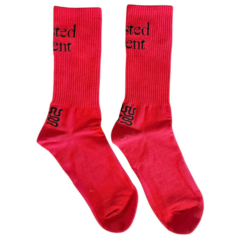 Wasted Talent Ignara Socks Red - product view