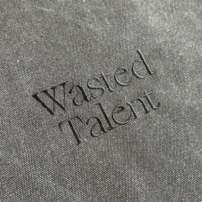 Wasted Talent Aequitas Tote Bag - Washed Black