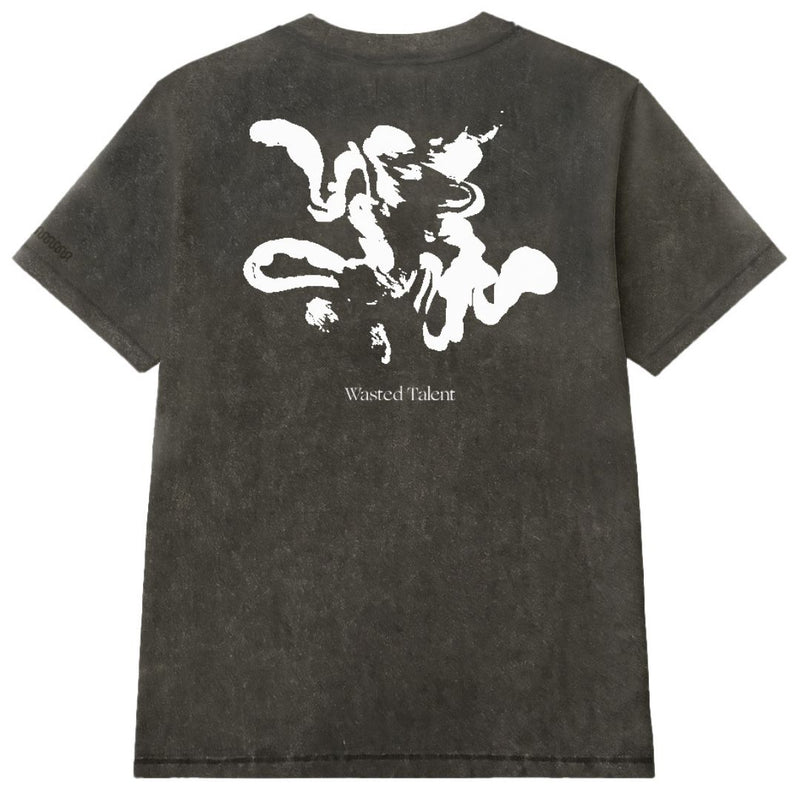 Lutea Acid Wash Premium T-Shirt - Black Wash