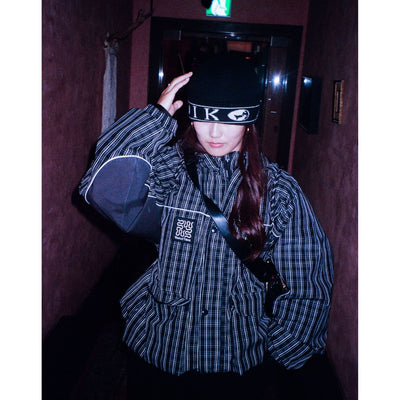 Wasted Talent X Nomadik Outerwear Jacket - Grey Check