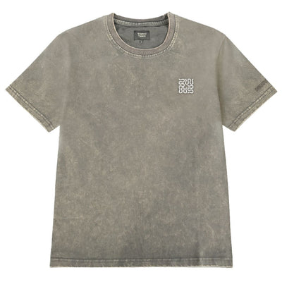 Wasted Talent Virdis Acid Wash Premium T-Shirt - Black Wash / Rose Pink