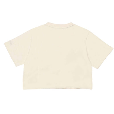 Wasted Talent Womens Avon Cropped T-Shirt - Bone