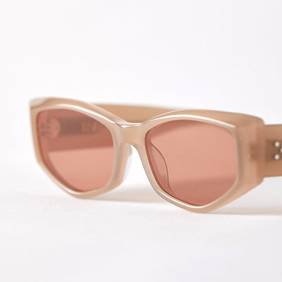 Epøkhe Guilty Sunglasses - Bone Polished / Amber