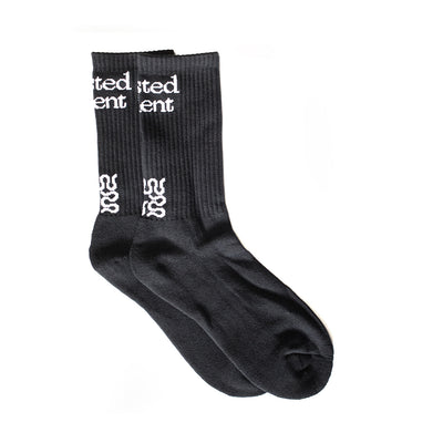 Wasted Talent Crew Socks - Black