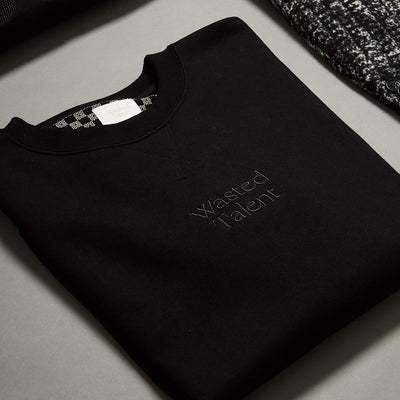 Wasted Talent Medoc Crew Neck - Black