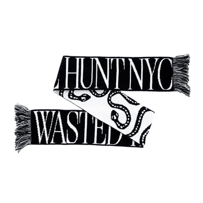Wasted Talent | The Hunt NYC Scarf - Black / White