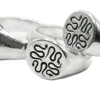 Wasted Talent | The Hunt NYC Signet Ring - .925 Sterling Silver