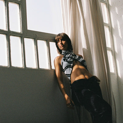 Wasted Talent | The Hunt NYC Scarf - Black / White