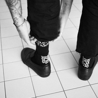 Wasted Talent Crew Socks - Black