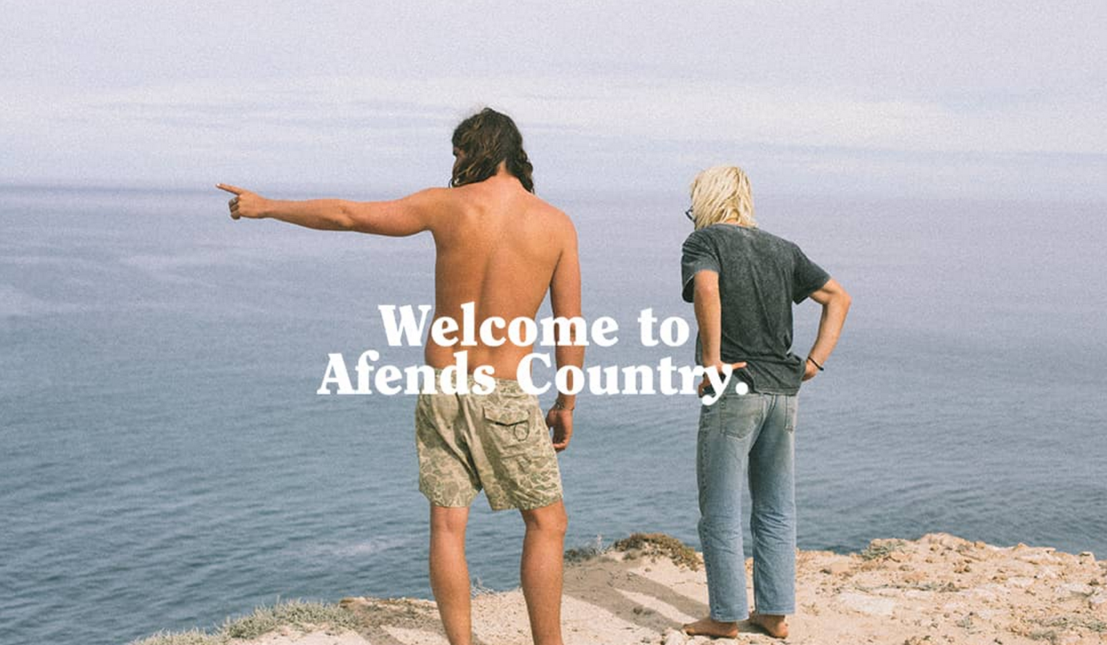 AFENDS: Garrett Parkes and Duncan McNicol in South Australia