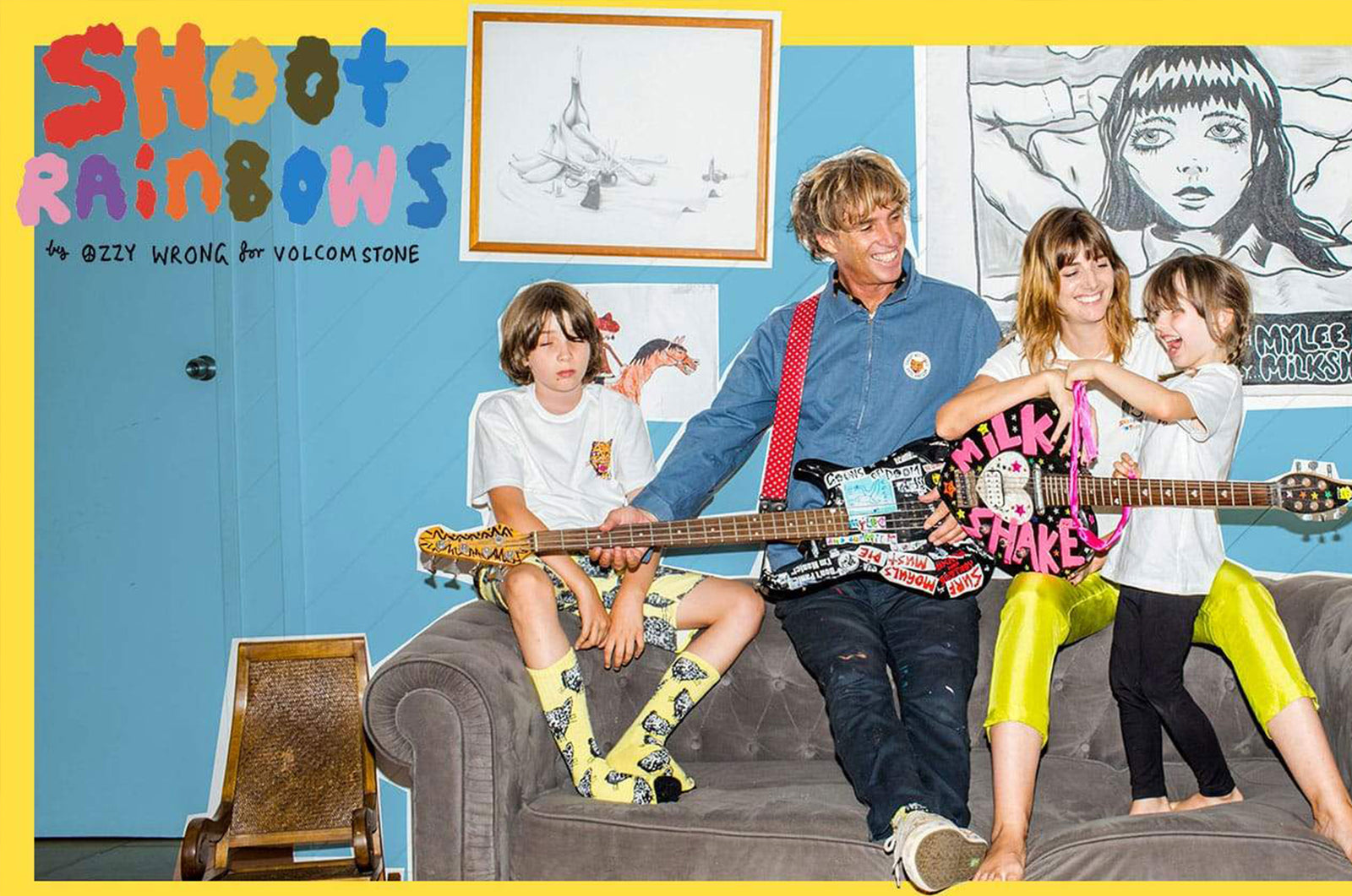 SHOOT RAINBOWS INTO FASCISM - VOLCOM X OZZIE WRIGHT