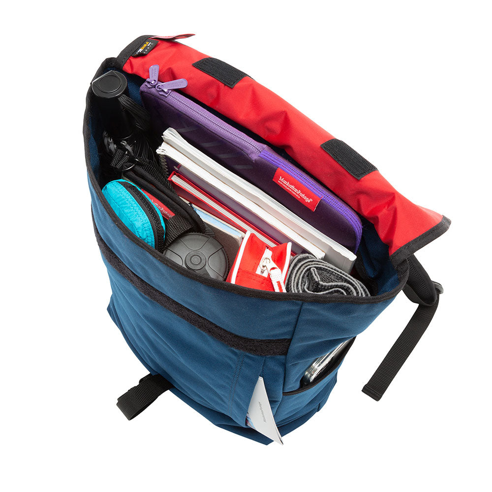 Manhattan Portage Washington Sq Backpack Navy — lifestyle