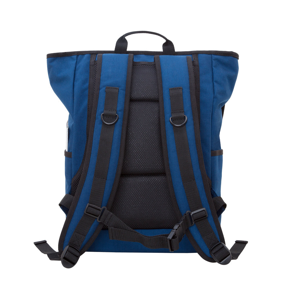 Manhattan Portage Washington Sq Backpack Navy — back view
