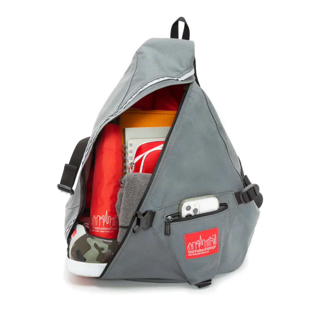 Manhattan Portage J-Bag (Lg) Ver. 2 Grey — lifestyle