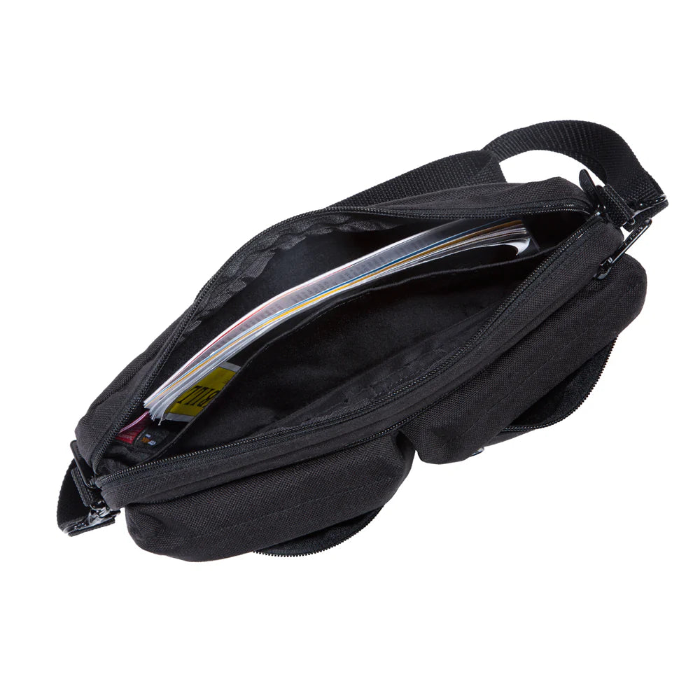 Manhattan Portage Albany Shoulder Bag Black — detail view