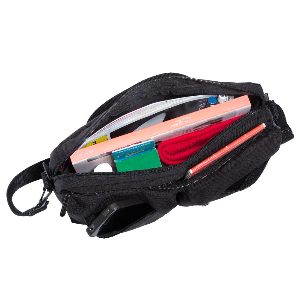 Manhattan Portage Albany Shoulder Bag Black — interior