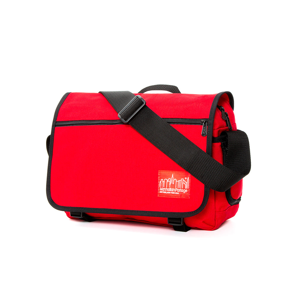 Manhattan Portage Delancey Shoulder Bag (LG) Red — colour