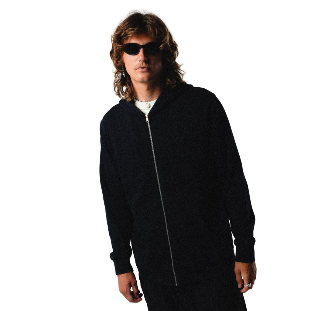 Wasted Talent Cultus Zip Hoodie Washed Black | WT Boutique