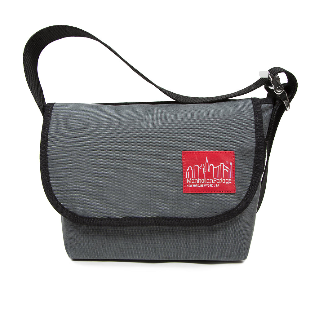 Manhattan Portage Vintage Messenger Bag (Sm) Grey — front view