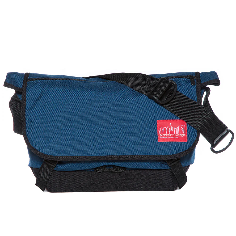 Manhattan Portage Quick-Release Messenger Bag (Md) Navy — front view
