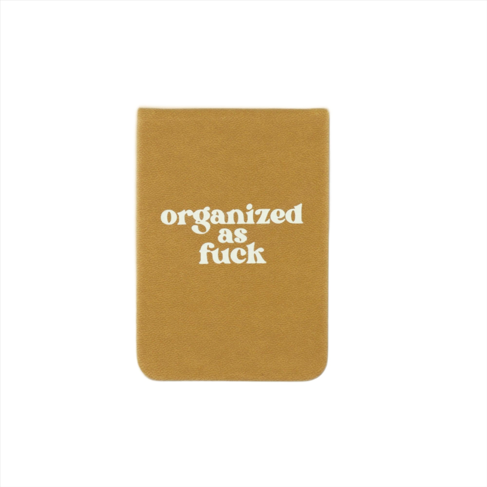 Properly Improper Organized As Fuck Leatherette Pocket Journal