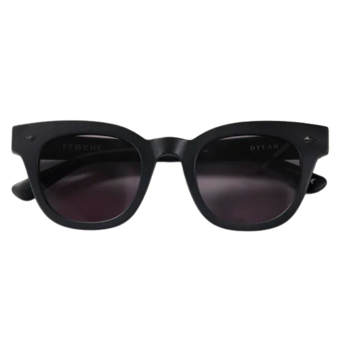 Epøkhe Dylan Sunglasses Matte Black Black | Premium Eyewear