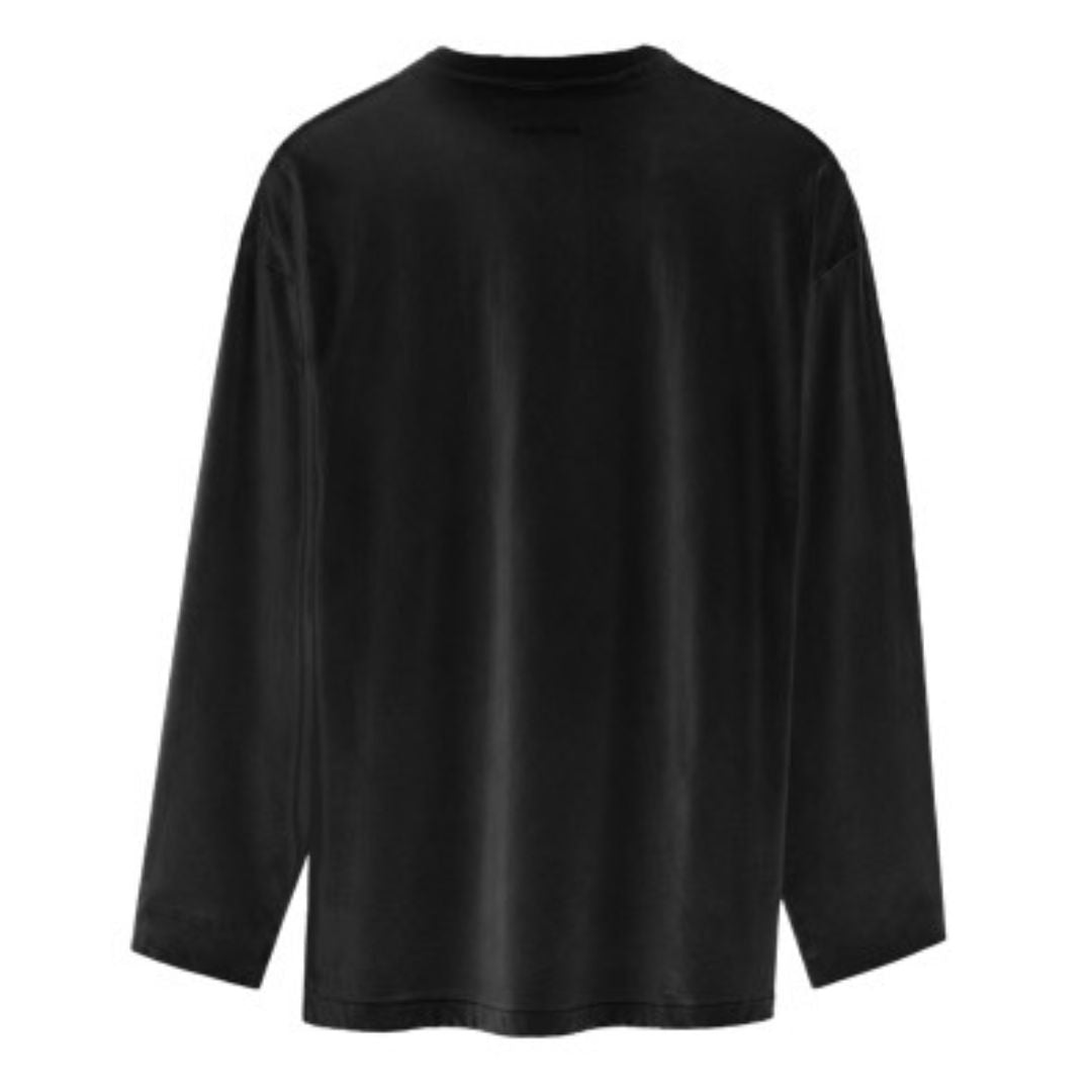 Wasted Talent Caro Long Sleeve T-Shirt Washed Black | WT Boutique