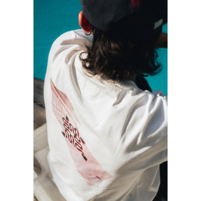 Wasted Talent X Send Love Collective Wave T-Shirt - Off White