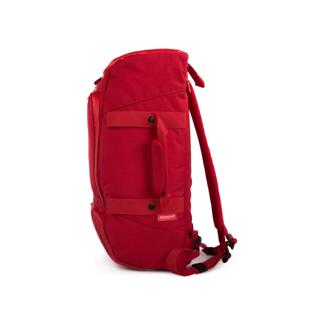 Manhattan Portage Ludlow Convertible Backpack Red — side view
