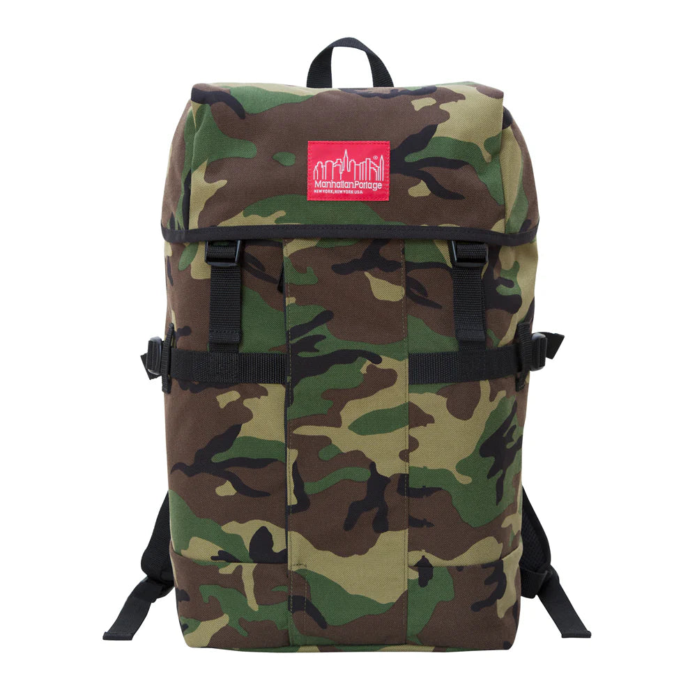 Manhattan Portage Greenbelt Hiking Backpack Camo — front view