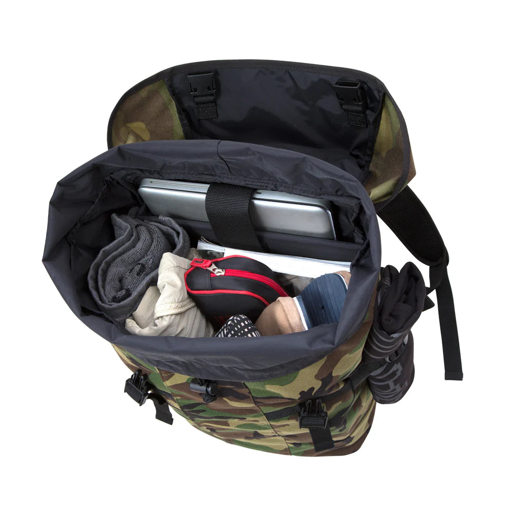 Manhattan Portage Greenbelt Hiking Backpack Camo — interior