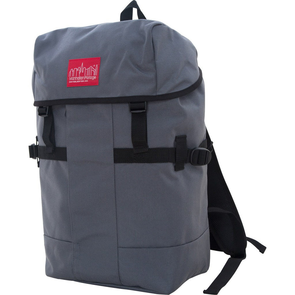 Manhattan Portage Greenbelt Hiking Backpack Grey — angle view